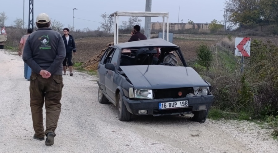 Bursa'da trafik kazası: 1 kişi öldü, 2 kişi yaralandı