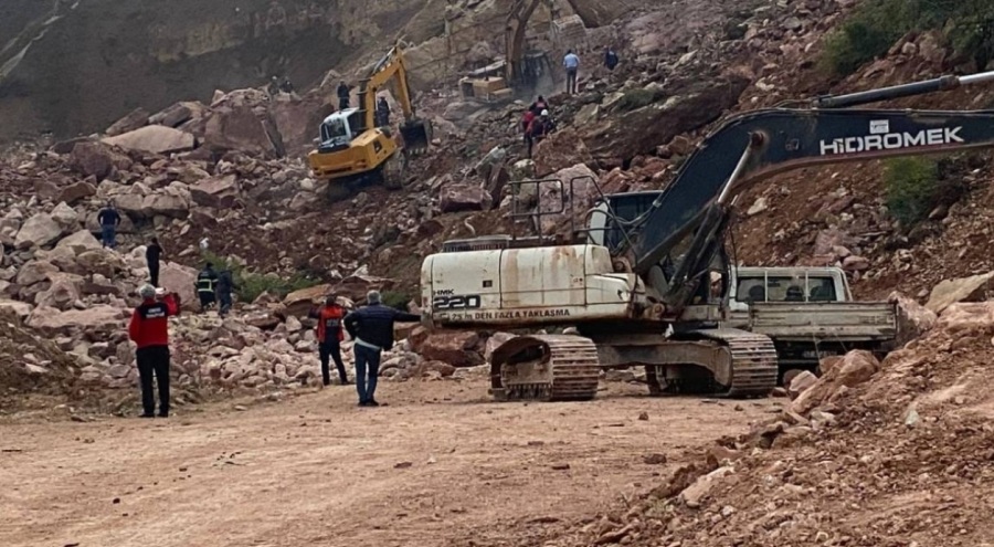 Ordu'da taş ocağında göçük meydana geldi!