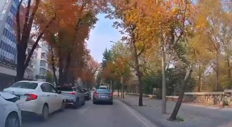 Bursa'daki kazalar araç kamerasında