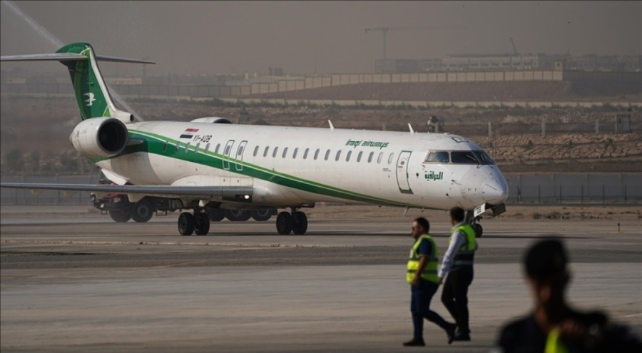 Musul Havalimanı'na 2014'ten bu yana ilk uçak indi