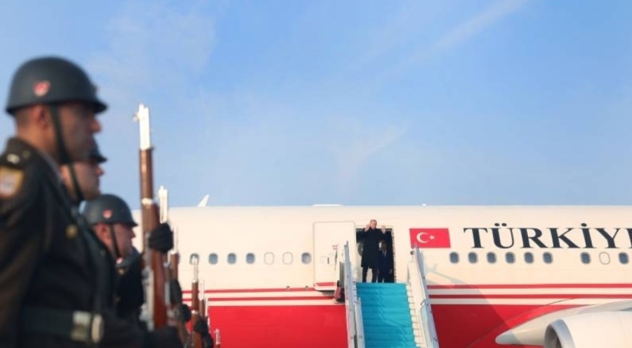 Cumhurbaşkanı Erdoğan, Zafer Günü kutlamaları için Azerbaycan'da