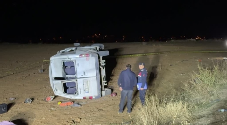 Kahramanmaraş'ta işçi servisi şarampole devrildi: 2 işçi öldü, 7 yaralı