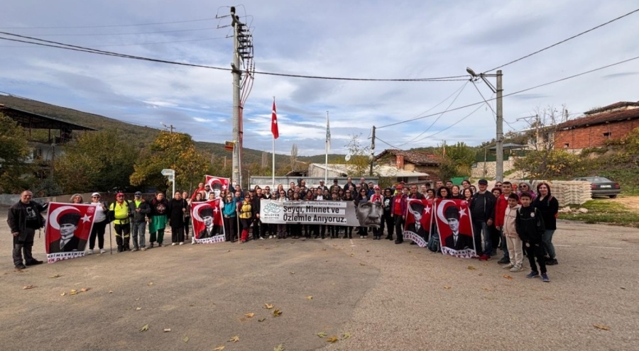 Nilüferliler, Mysia Yolları'nda Atatürk'ü andı
