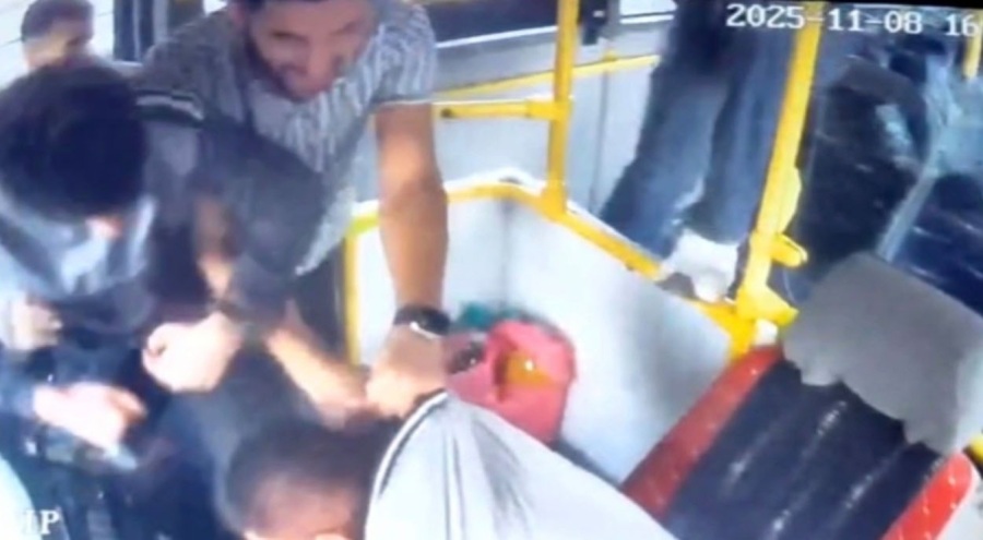 Gaziantep'te yolcu ile tartışan halk otobüsü şoförüne meydan dayağı