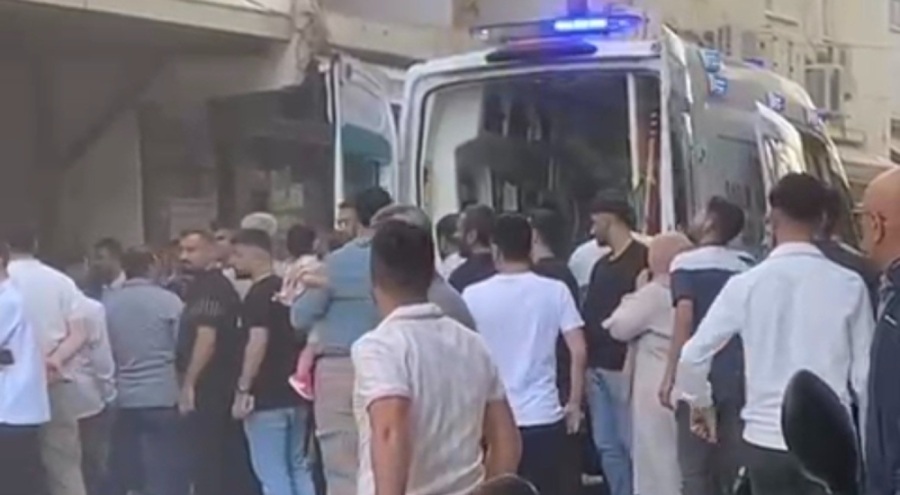 Mardin'de binadan düşen küçük kız yaralandı