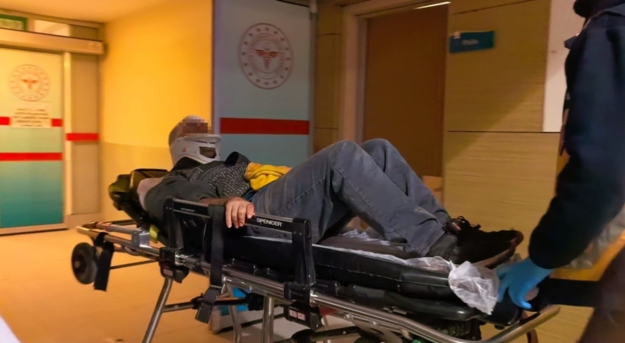 Bursa İnegöl'de otomobilin çarptığı yaya ağır yaralandı