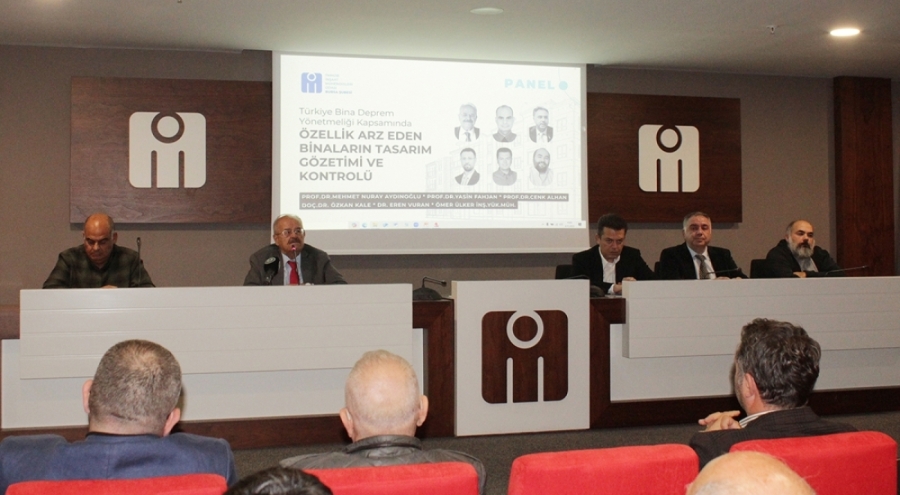 İMO Bursa Şubesi'nde, Yüksek Katlı Binaların Tasarım Gözetimi ve Kontrolü ele alındı