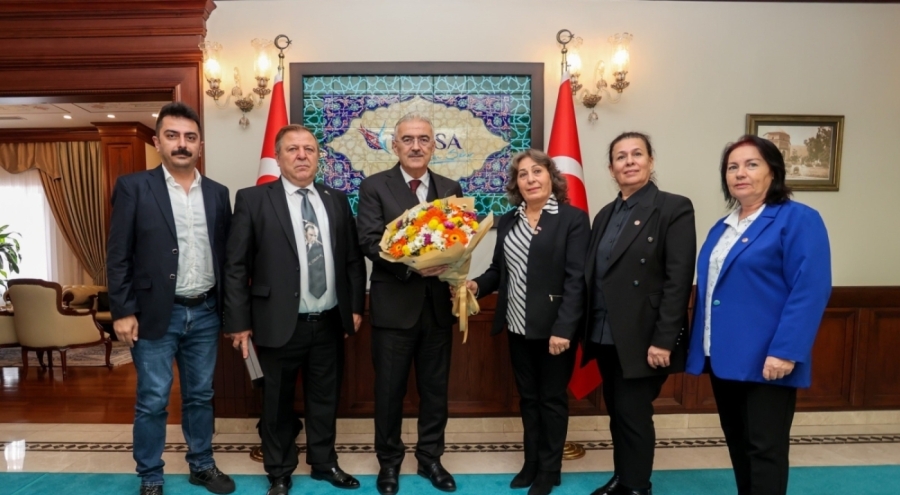 TÜED Uludağ Şubesinden Bursa Valisi Ayyıldız'a ziyaret