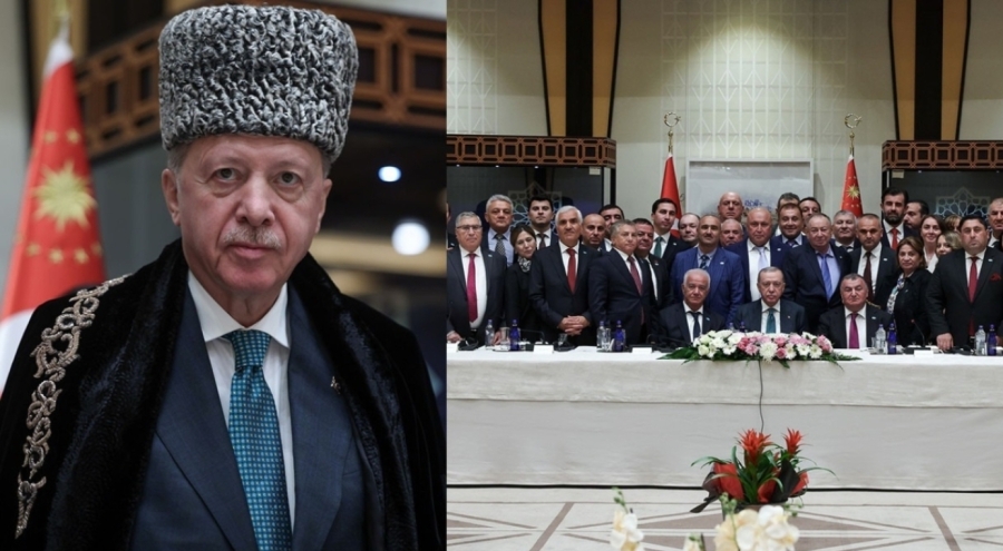 Cumhurbaşkanı Erdoğan, Dünya Ahıskalı Türkler Birliği Heyeti'ni kabul etti