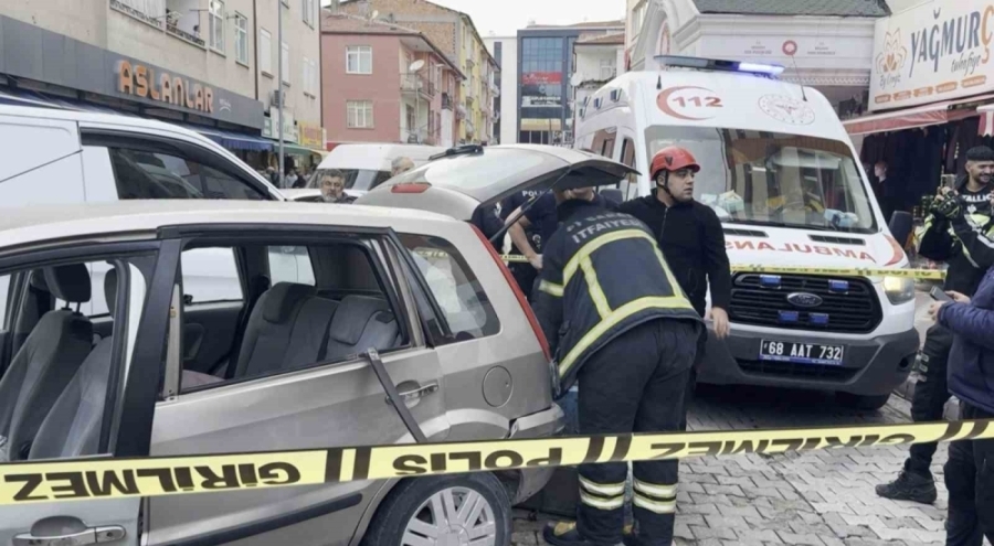 Aksaray'da araçtaki piknik tüpü patladı: 1 yaralı