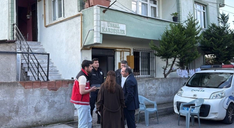 11 aylık bebek yangında can verdi