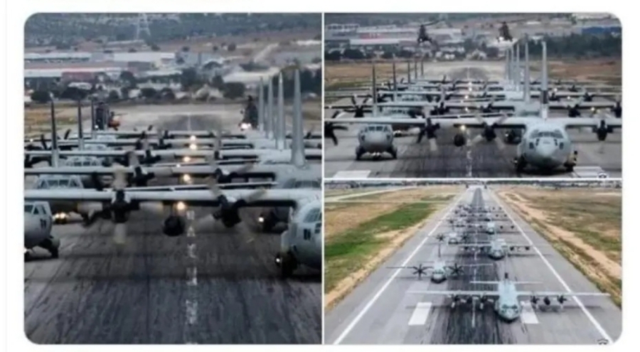 Yunanistan'dan tepki çeken C130 paylaşımı: "Günün fotoğrafı" diye paylaştılar