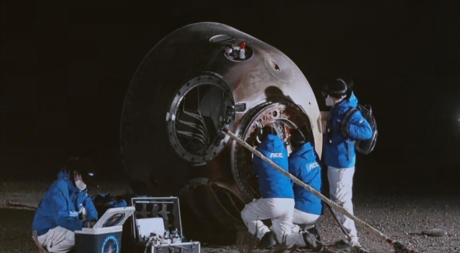 Çin'in uzay istasyonundaki taykonot ekibi Dünya'ya döndü