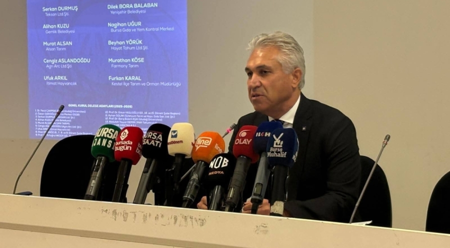 "Çağdaş Tarımcılar" adına Fevzi Çakmak, Ziraat Mühendisleri Odası Bursa Şube başkanlığına aday