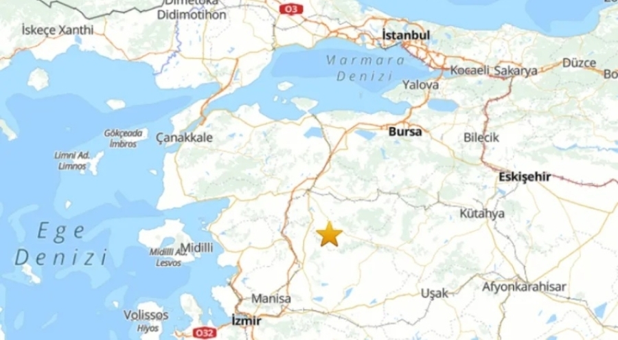 Sındırgı'da 4.1 büyüklüğünde deprem