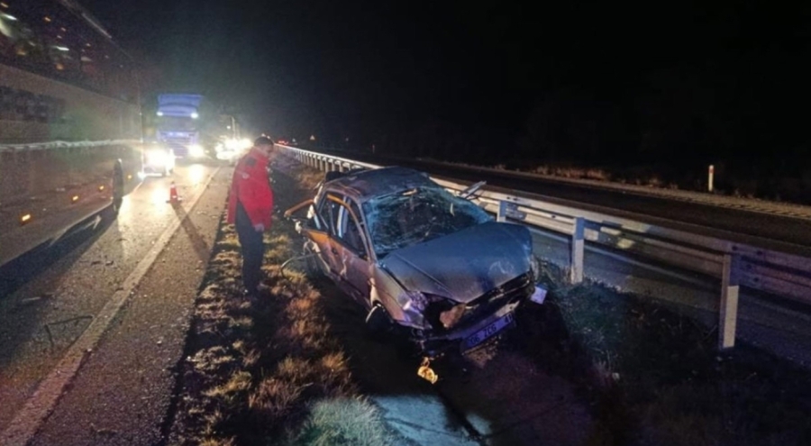 Otostopla bindiği araç mezarı oldu