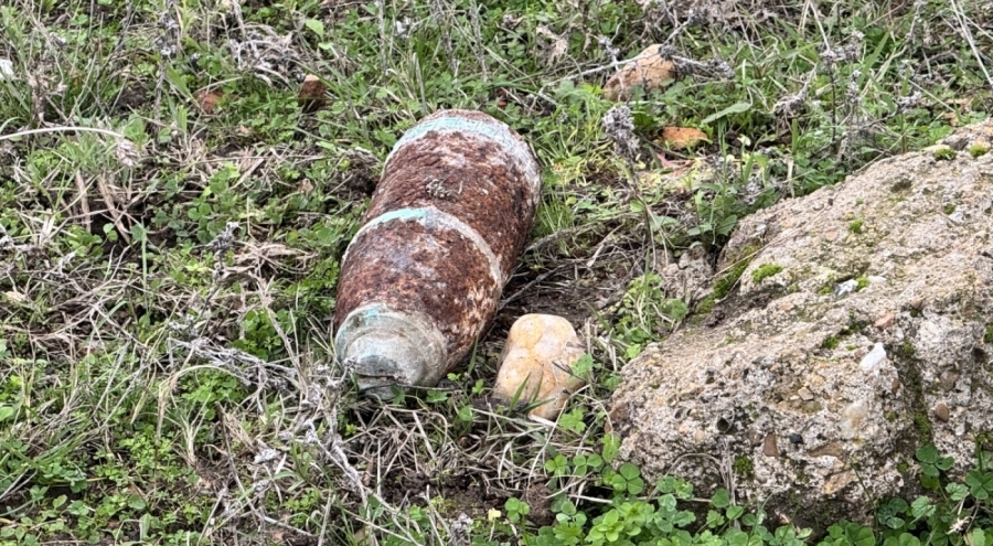 Edirne'de mantar toplarken top mermisi buldular
