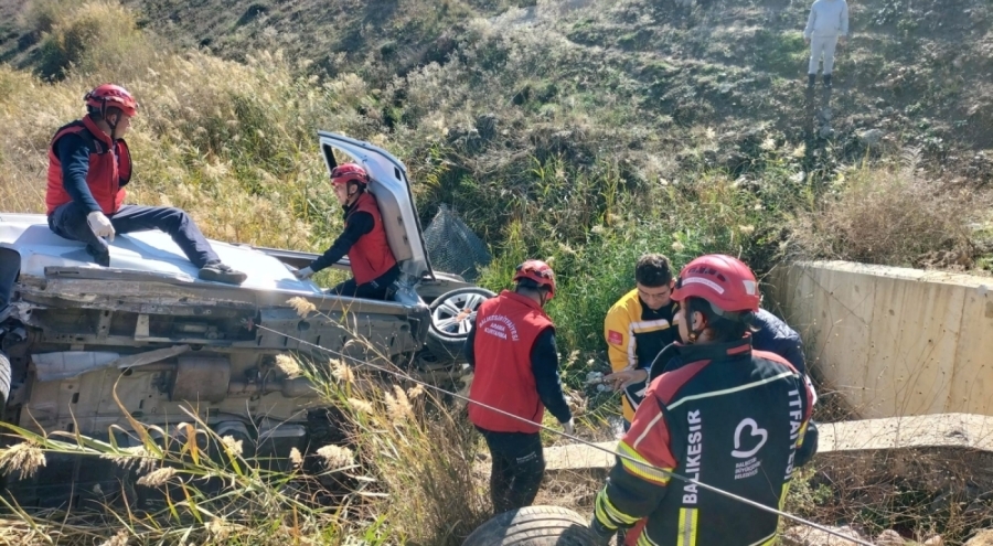 Balıkesir'de kaza: 1 yaralı