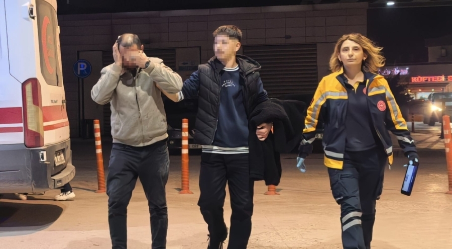 Bursa'da alkollü şahsın kulağı koptu