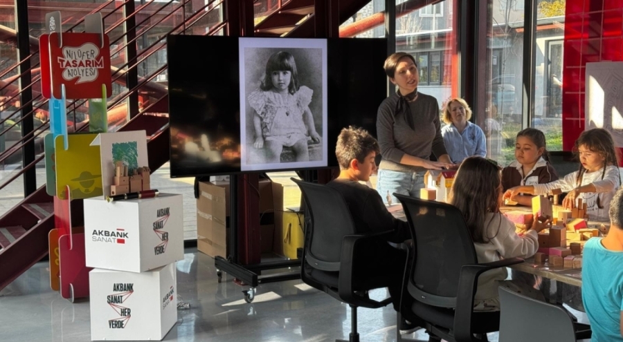 Nilüfer'de çocuklar Pancar Deposu'nda sanatla buluştu