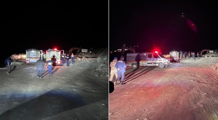 Sivas'ta maden ocağında göçük!