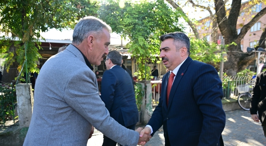 Yıldırım Belediye Başkanı Yılmaz Vakıf Mahallesi'nde vatandaşlarla buluştu