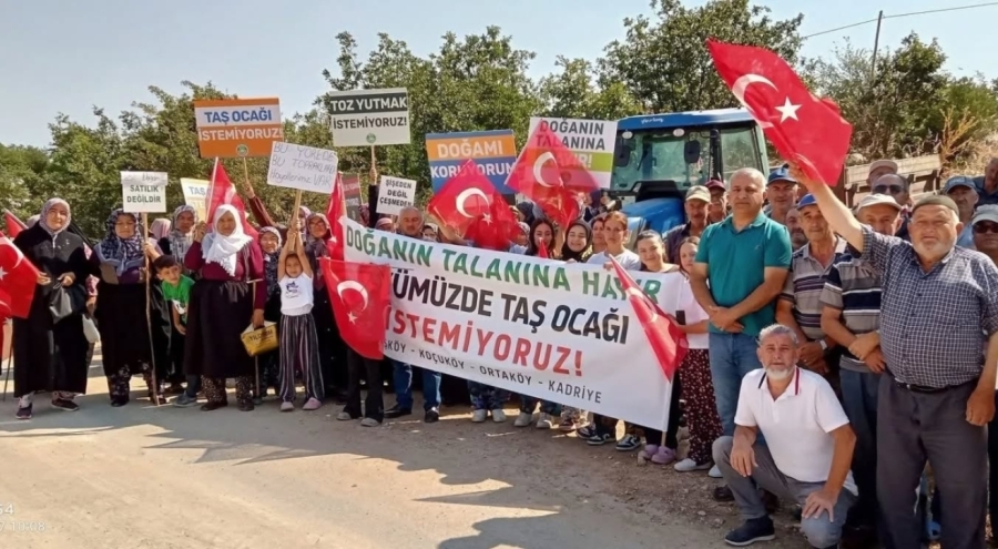 Bursa'da taş ocağına yürütmeyi durdurma kararı