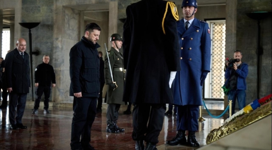 Zelenski'den Anıtkabir ziyareti