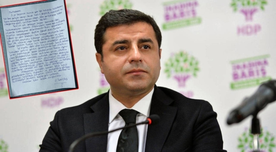 Bülent Arınç'ın açıklamaları gündem olmuştu: Selahattin Demirtaş'tan mektup: 'İyi niyetle dahi olsa...'