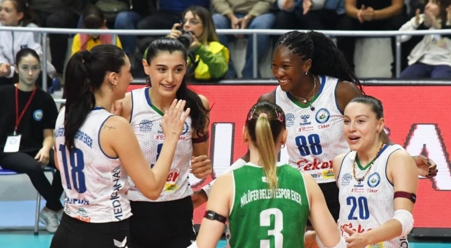 Nilüfer Belediyespor Eker, Eczacıbaşı Dynavit'i 3-1 yendi