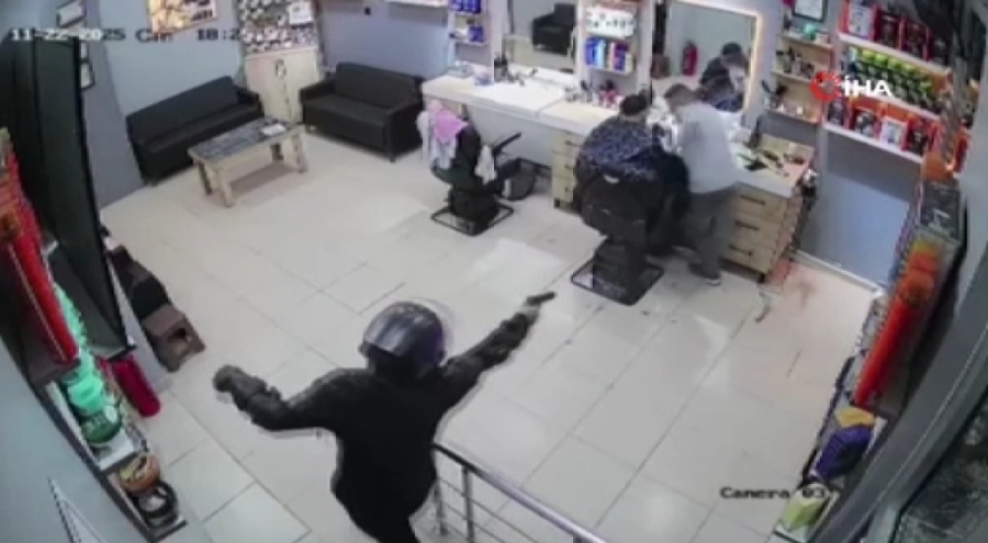Sinop'ta berber dükkanına silahlı saldırı
