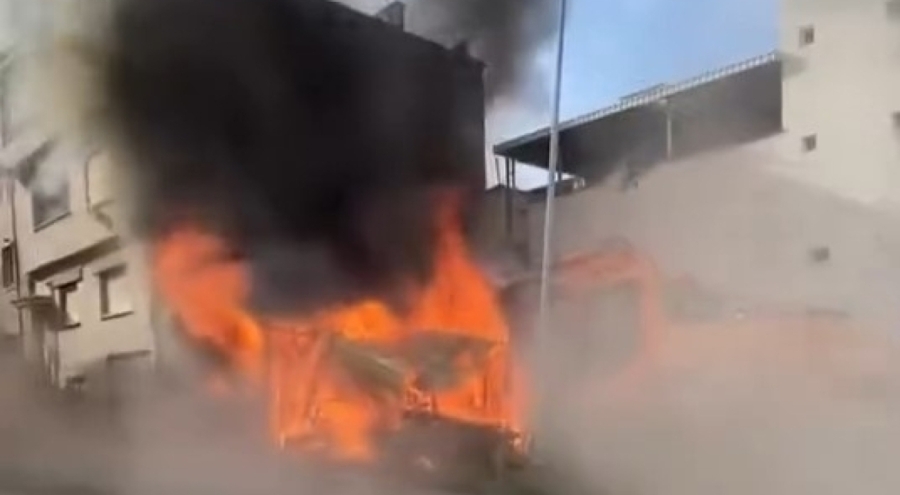 Bursa'da korkutan yangın!