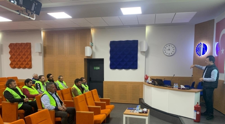 Bursa merkezli Çevre Yapı'dan ASO OSB'de iş güvenliği eğitimi