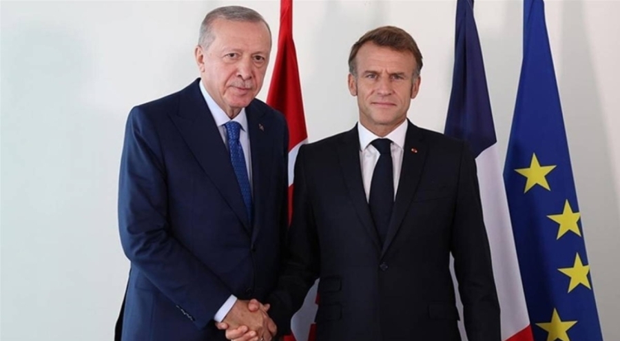 Cumhurbaşkanı Erdoğan, Fransa Cumhurbaşkanı Macron ile görüştü