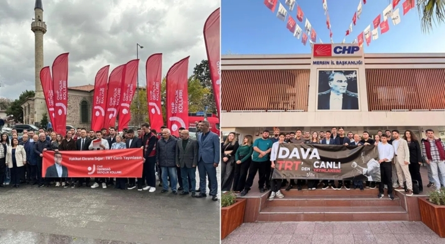 CHP Gençlik Kolları'ndan 81 ilde basın açıklaması: 'Çiğ yemedik ki karnımız ağrısın, 86 milyon gerçeği izlesin'