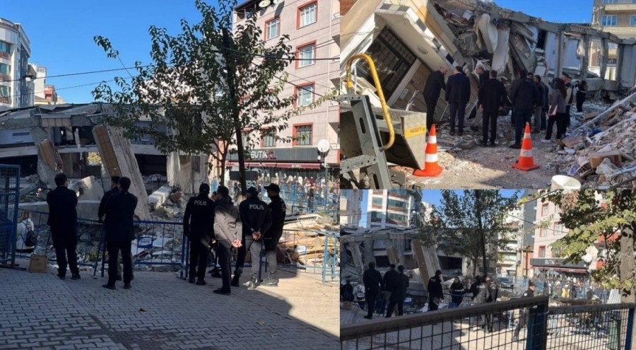 Gebze'de çöken apartmanın ardından 21 bina tahliye edildi