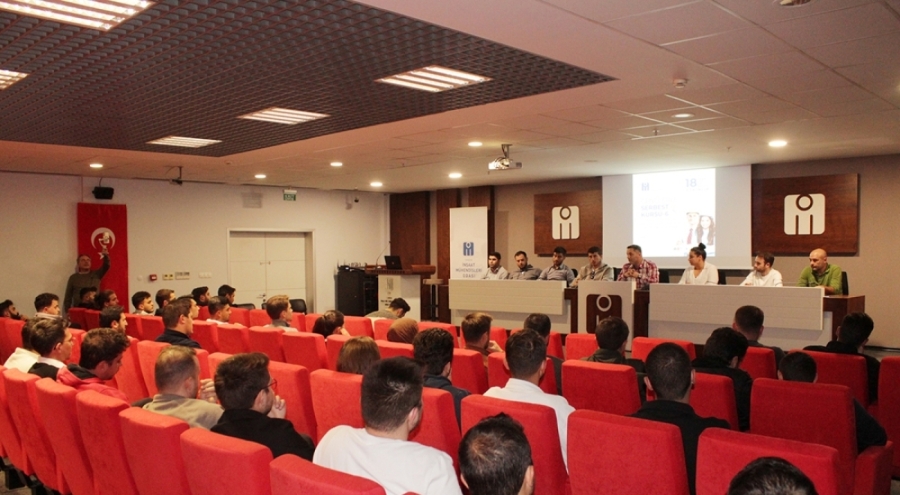 İMO Bursa Şubesi Yönetimi gençlerle bir araya geldi