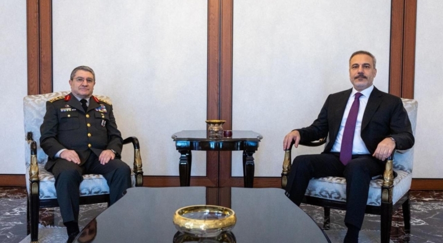 Bakan Fidan, Genelkurmay Başkanı Bayraktaroğlu'nu kabul etti