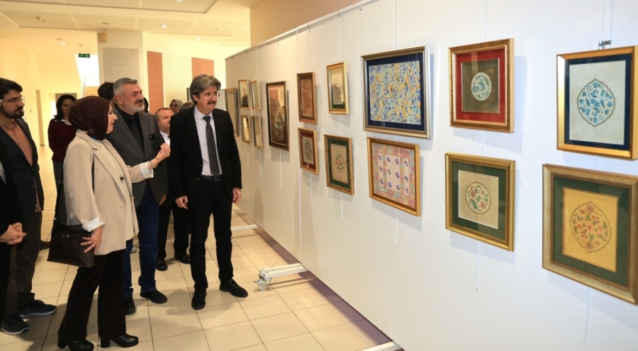 Geleneksel Türk Sanatları Bölümü öğrencilerinin eserleri sergilendi