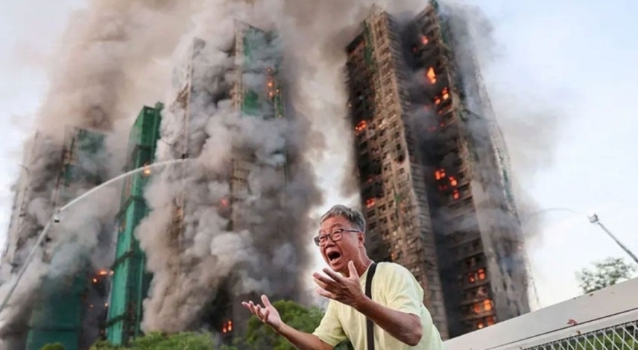 Hong Kong'daki gökdelen yangınında 36 kişi hayatını kaybetti, 279 kişiye ulaşılamıyor