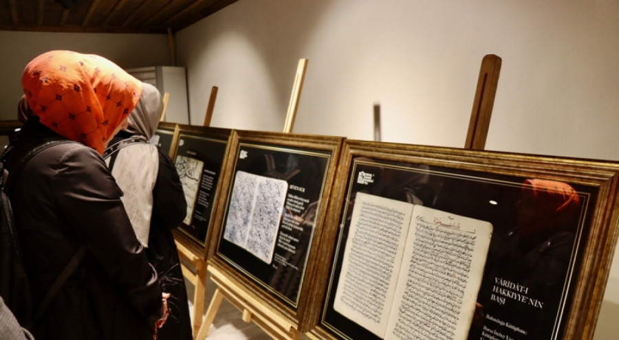 "Balkanlar'dan Bursa'ya Hatt-ı İrşad: İsmail Hakkı Bursevi Yazma Eserler Sergisi" açıldı