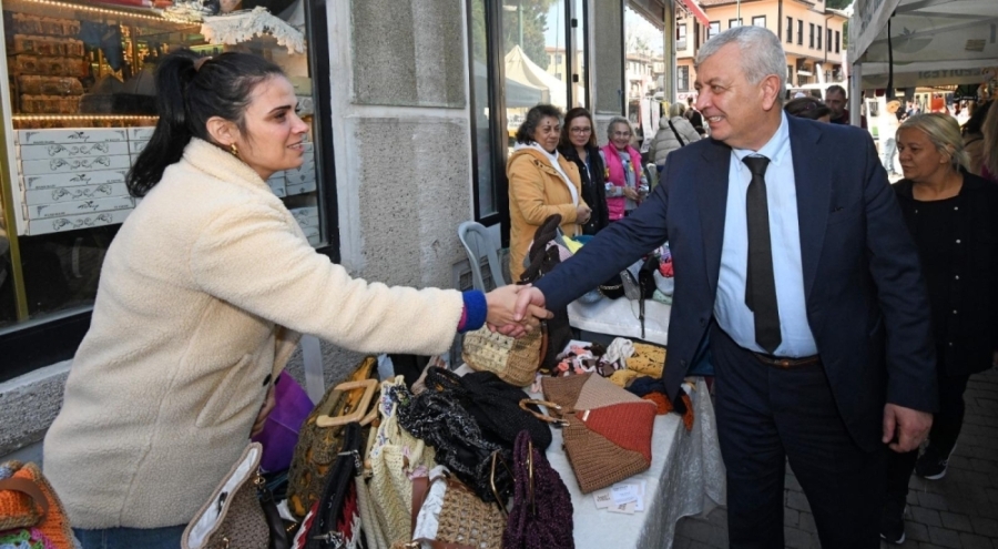 Osmangazi'de kadın girişimcilerin emekleri sokağa taştı