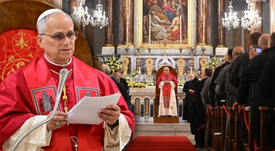 Papa 14. Leo İstanbul'da Fransız Fakirhanesi'ne geldi