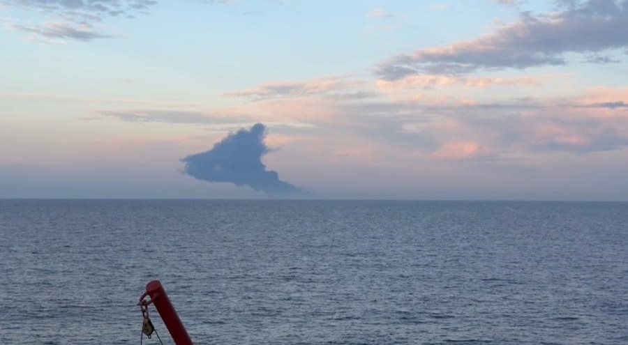 Karadeniz açıklarında Rus gemisinde patlama!