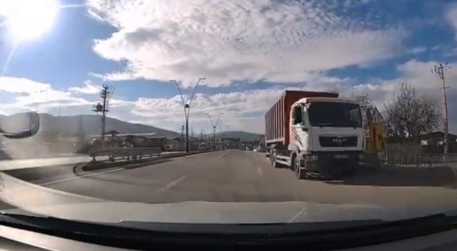 Bursa'da ters şeritte korku dolu anlar