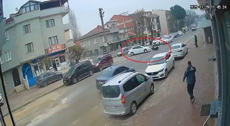 Bursa'da motosiklet kazası! Sürücü yaralandı