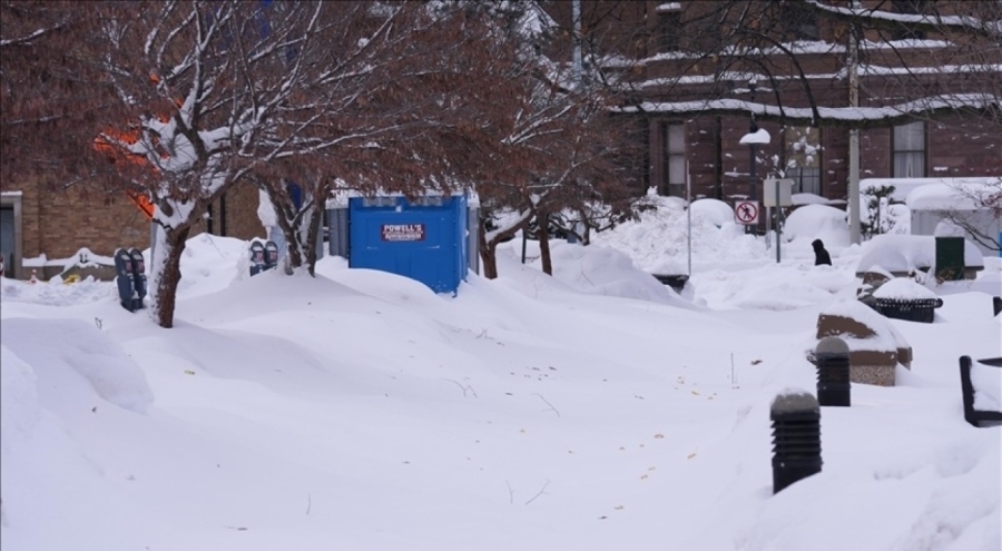 ABD'nin iç kesimlerinde kar ve fırtına sebebiyle yaklaşık 2 bin 500 uçuş iptal edildi