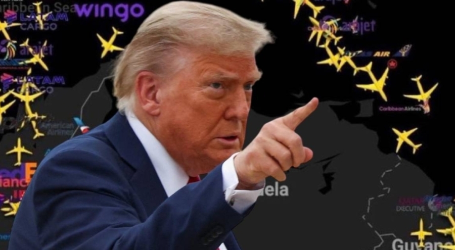 Trump'tan Venezuela uyarısı: Hava sahası tamamen kapandı