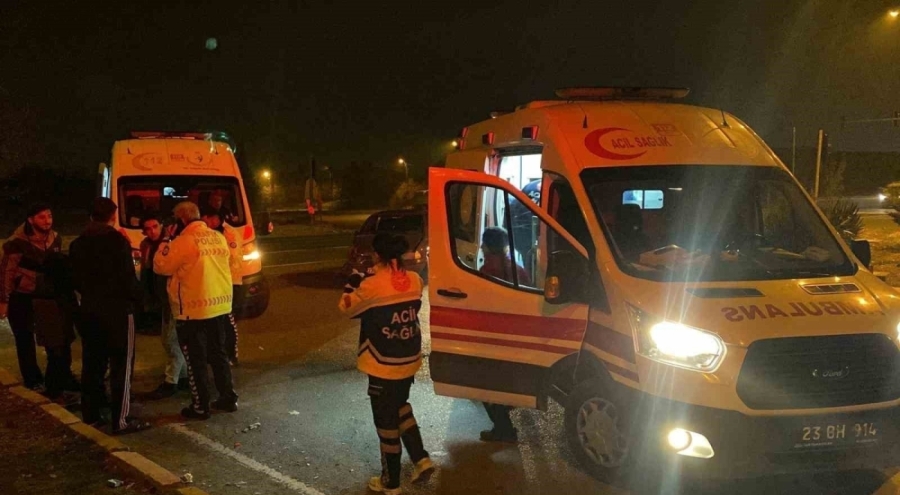 Elazığ'da trafik kazası: 6 kişi yaralandı