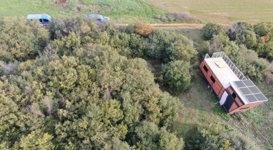 Bursa'da taşınabilir evi çalan şahıs yakalandı